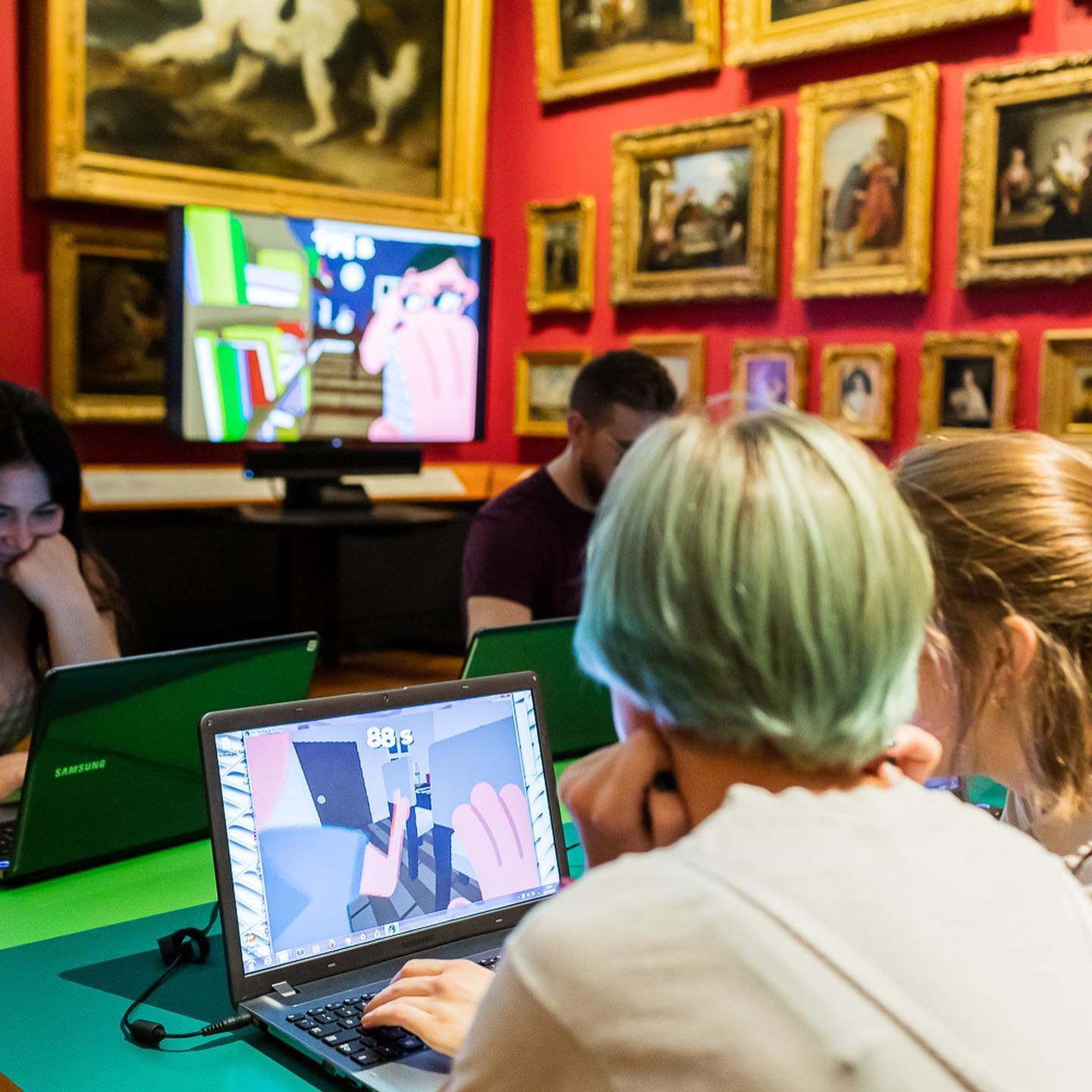 Pet the Pup at the V&A Museum