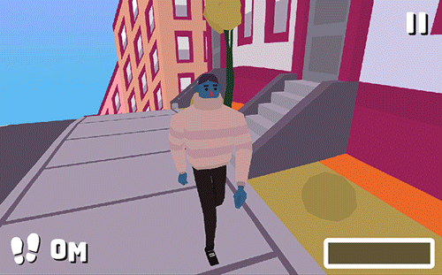 Sidewalk Sidestep gameplay