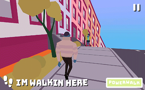 Sidewalk Sidestep gameplay