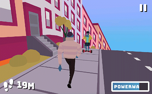 Sidewalk Sidestep gameplay