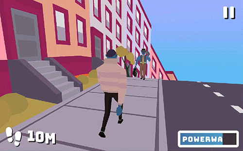 Sidewalk Sidestep gameplay