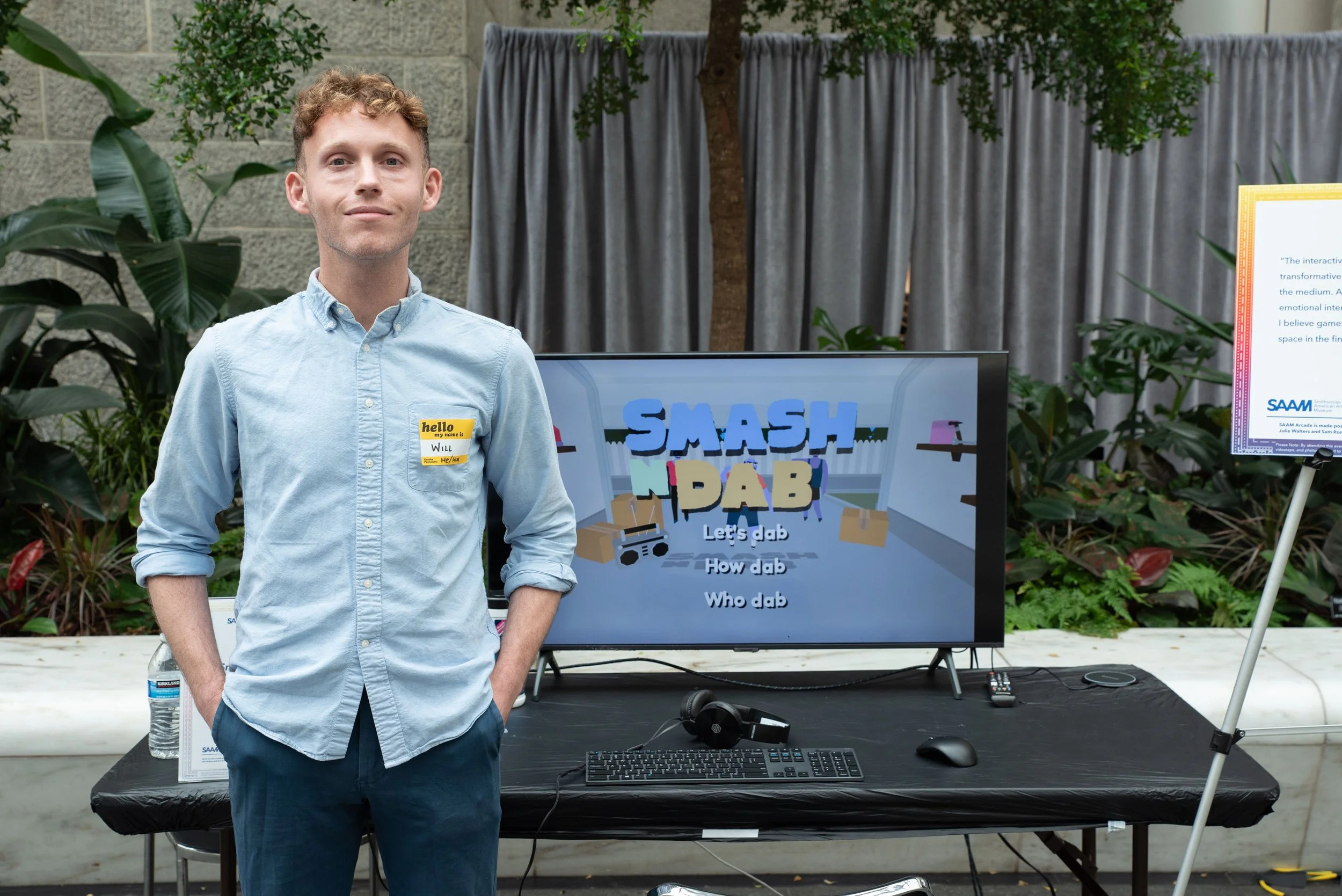 Smash n' Dab at the Smithsonian SAAM Arcade 2023