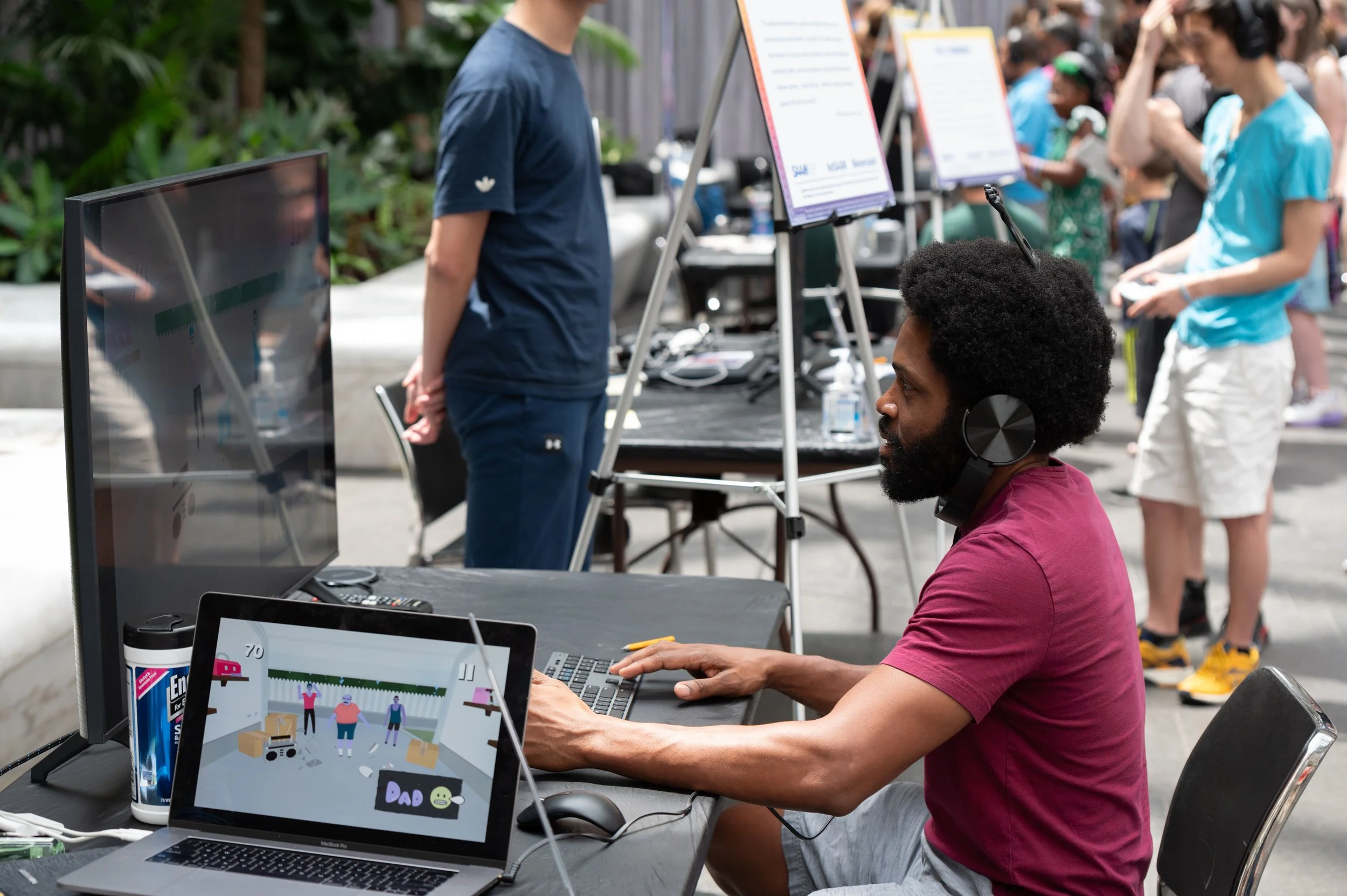 Smash n' Dab at the Smithsonian SAAM Arcade 2023