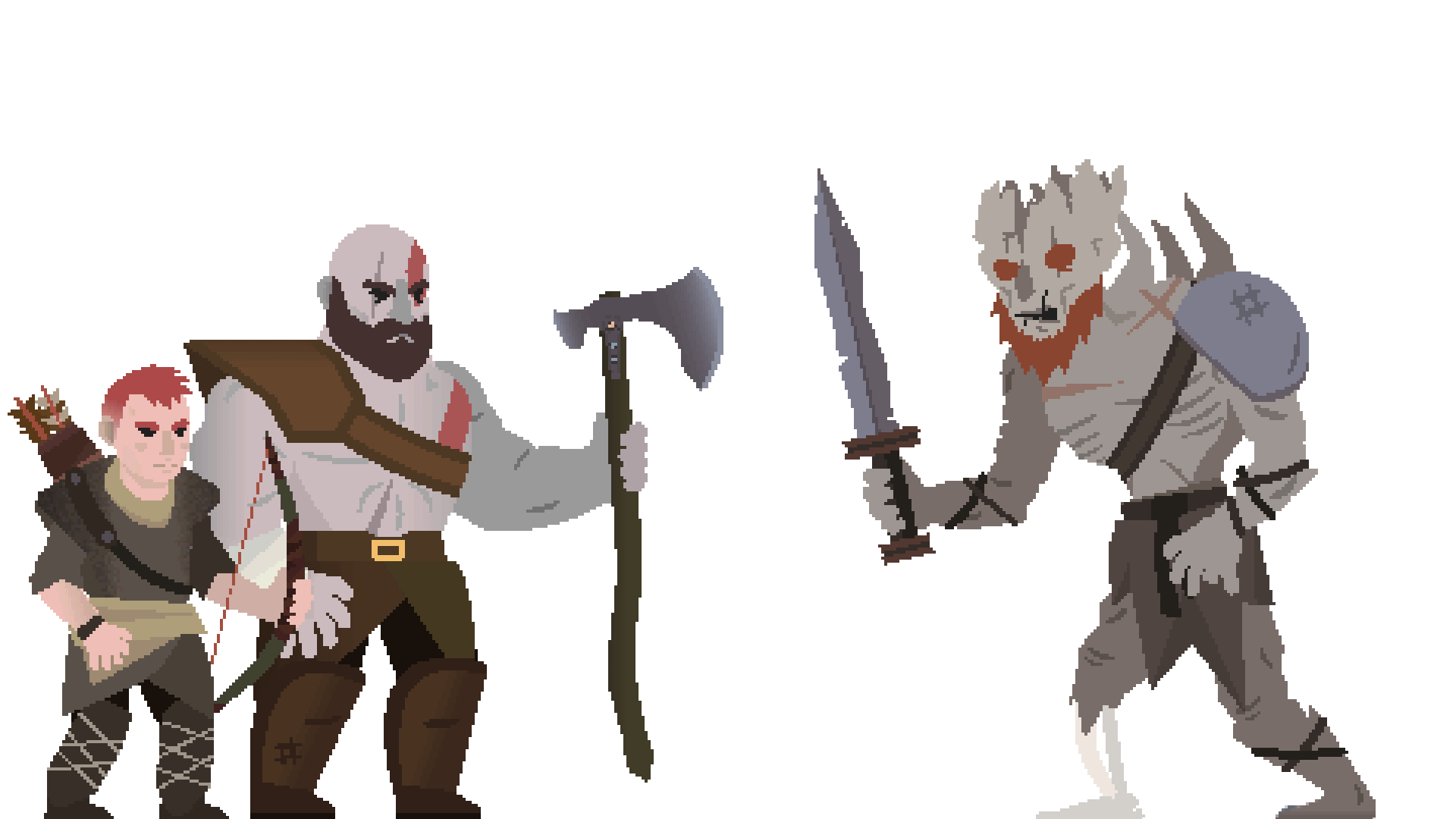 God of War pixel overlay broadcast integration